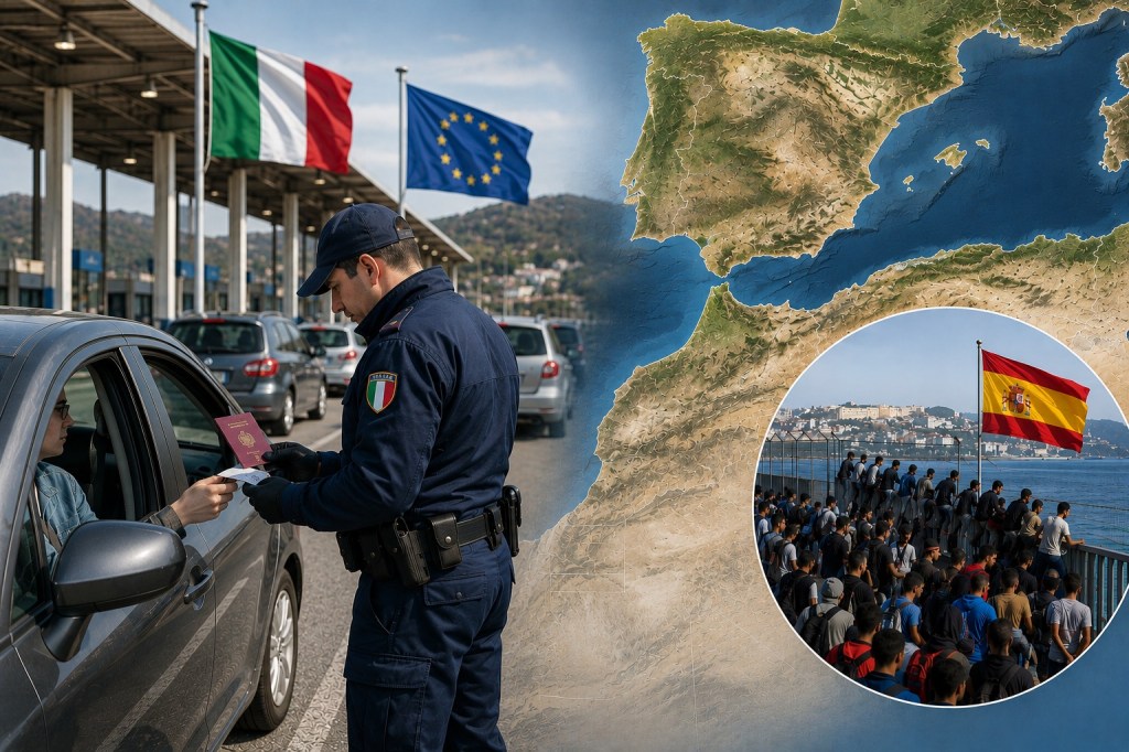 Itália restabelece controle na fronteira com a Espanha após crise migratória e reacende debate sobre o Espaço Schengen